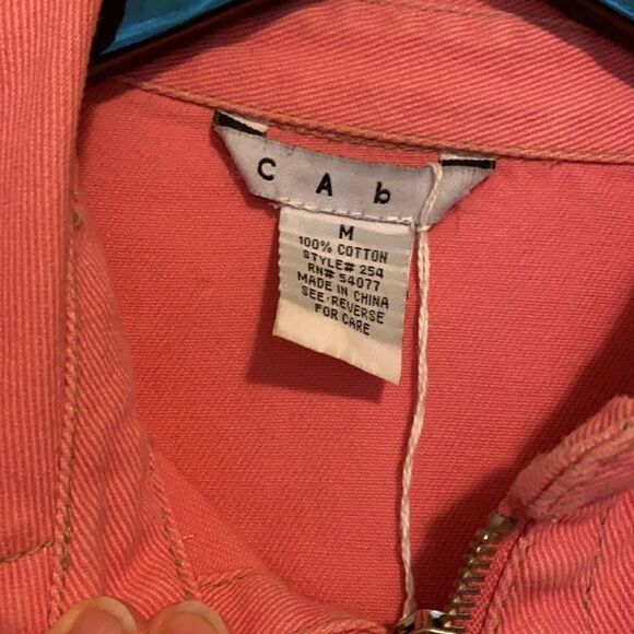 Cabi | Pink Western Zip Jean Jacket #254 | M - Picture 4 of 5